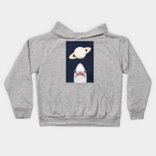 The Universe Is A Shark's Playground Kids Hoodie